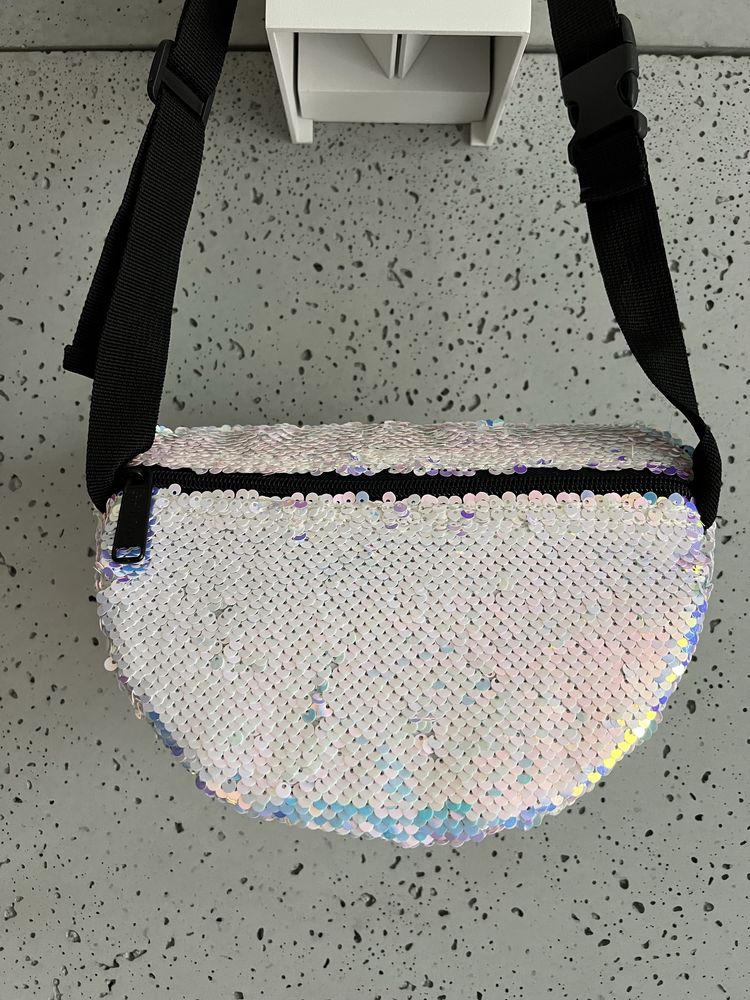 Nerka saszetka torebka Spiral Bags cekiny multikolor