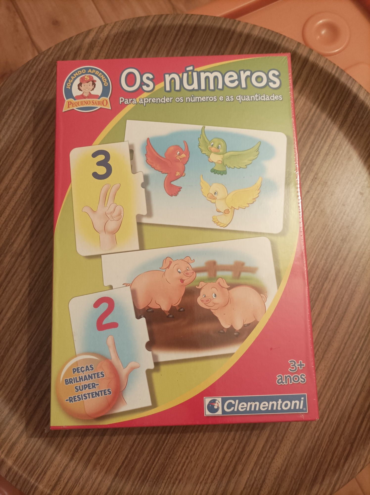 Jogo para aprender os números e quantidades