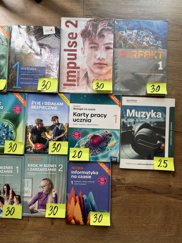 Książki klasa 1 liceum /technikum