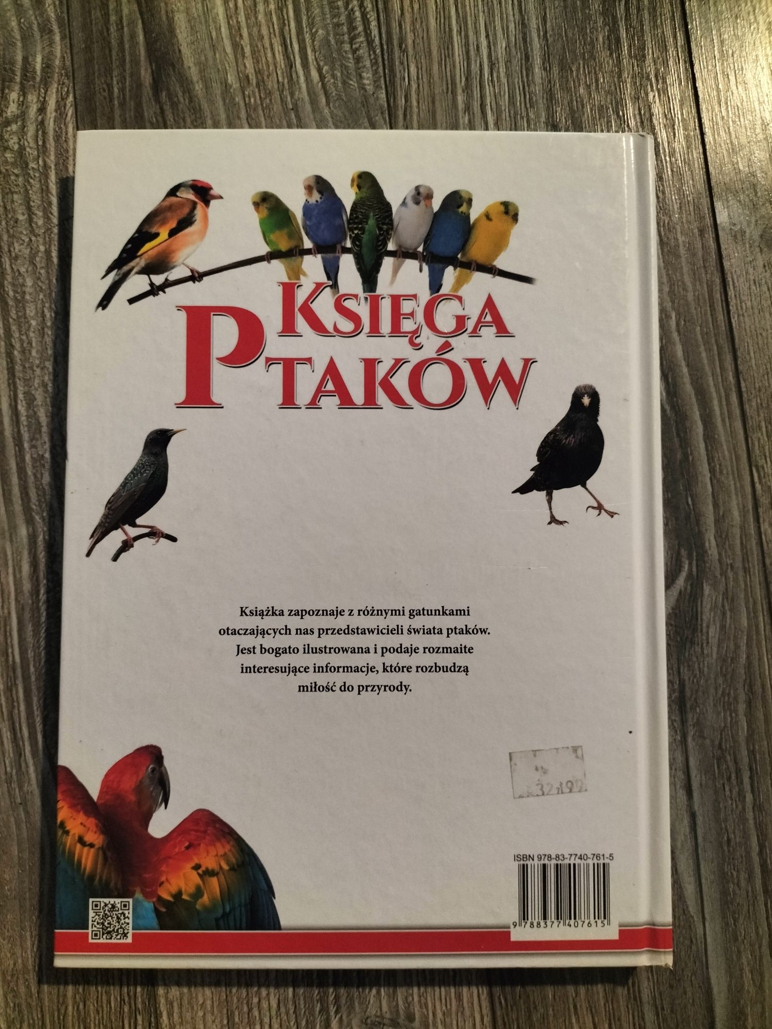 Książka edukacyjna "Księga ptaków"