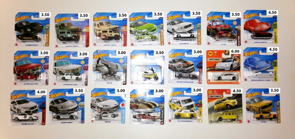 Carros Hot Wheels , Matchbox , Majorette , Escala 1/64