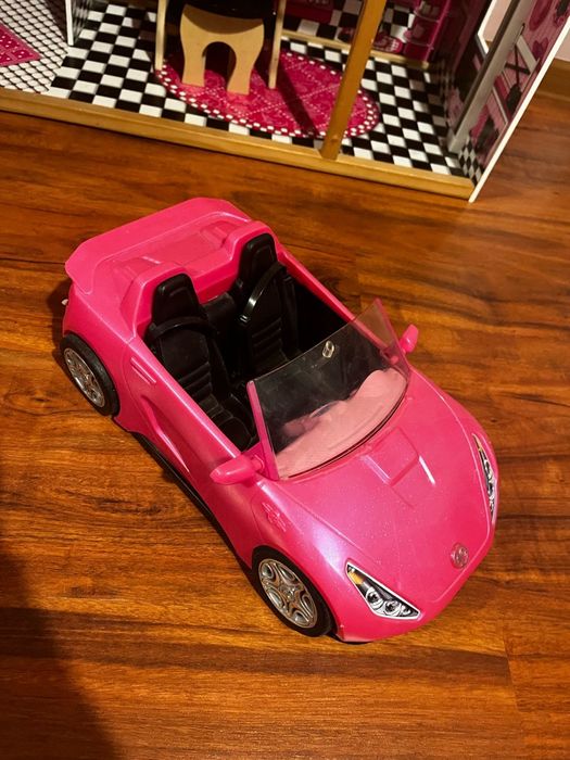 Domek dla lalek + oryginalny samochód Barbie