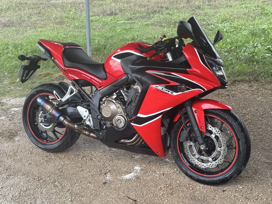 CBR650f com extras