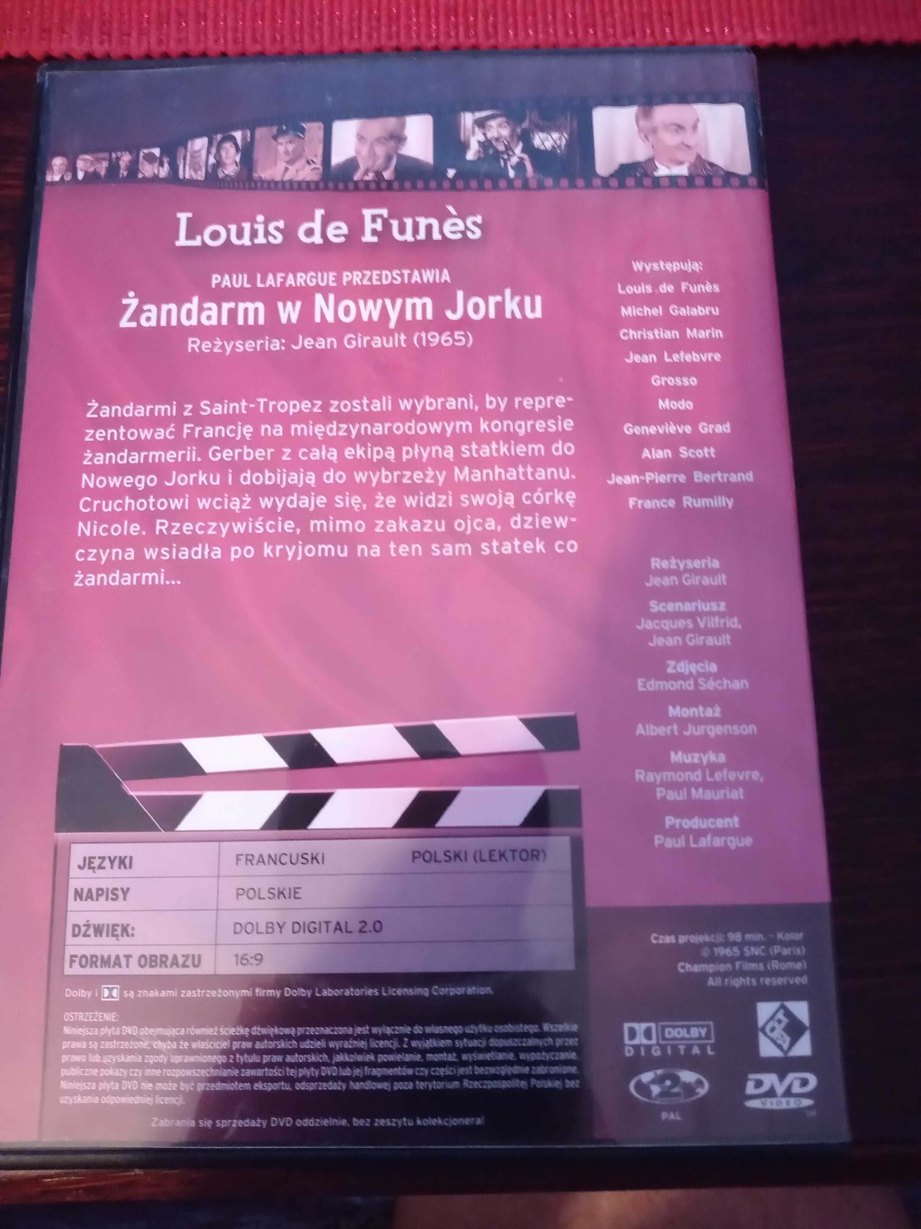 Film dvd Żandarm w Nowym Jorku