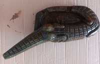 Cinzeiro em forma de crocodilo africano