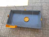 Gaiola para Coelhos/Porquinhos da Índia com 1mx55cm - comida/litter