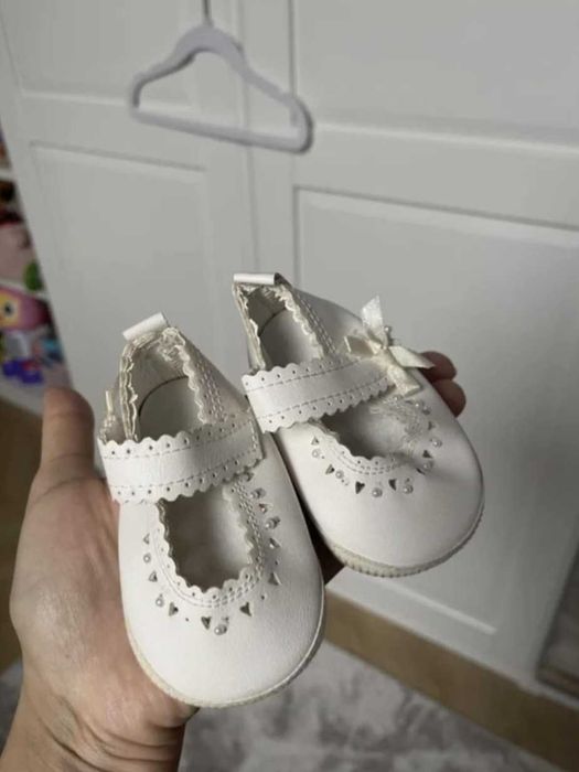 Komplet do Chrztu 80 Milulove dla dziewczynki, sukienka,koronka zestaw