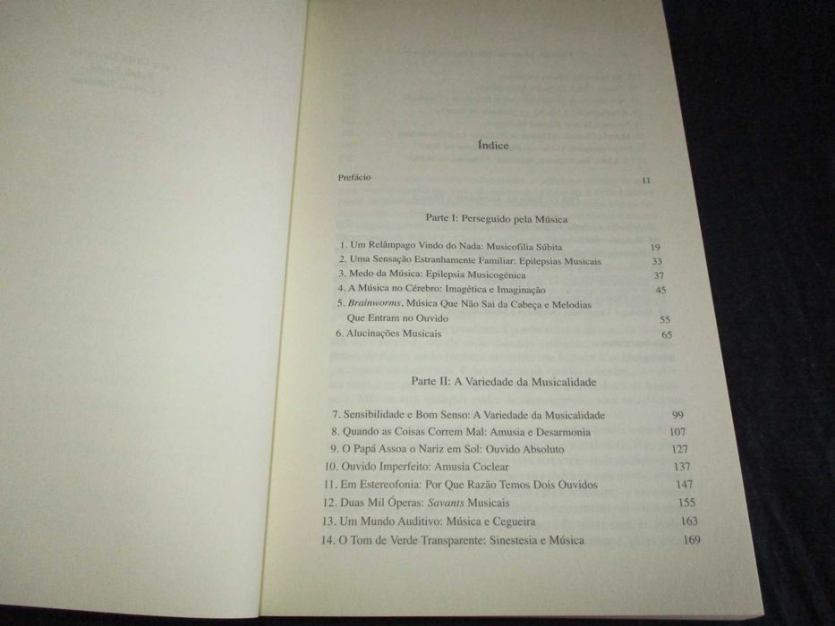 Livro Musicofilia Histórias sobre a Música e o Cérebro Oliver Sacks