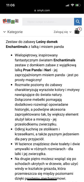 Zestaw leśny domek Enchantimals