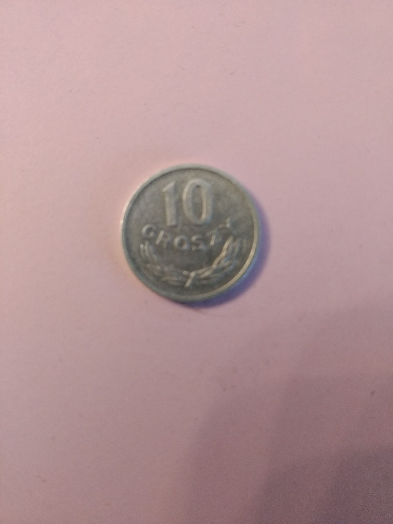 Moneta 10 groszy z 1975 roku