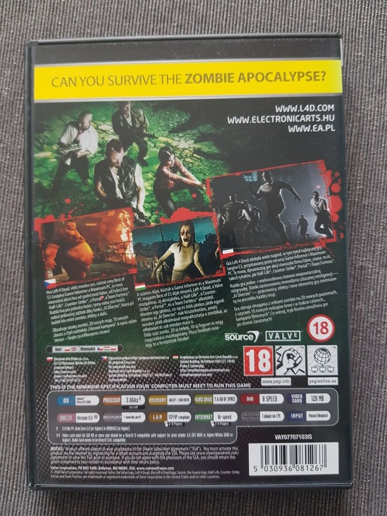 Gra Left 4 Dead na PC wersja polska Game Of The Year Edition