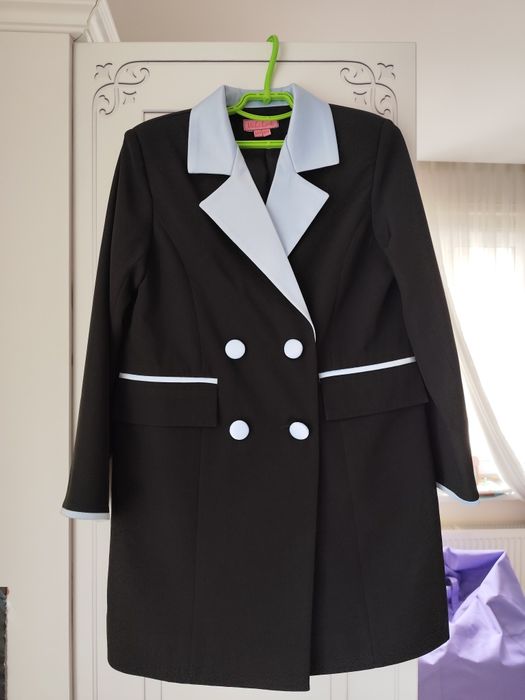 Школьное платье-пиджак для девочки р. 122-128