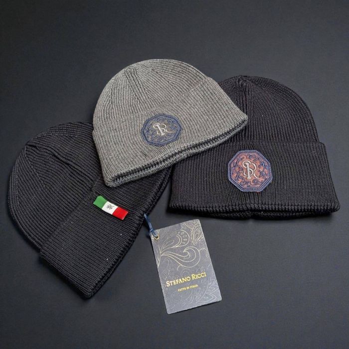 Шапка Stefano Ricci чоловіча бавовняна шапка стефано річчі чоловіча