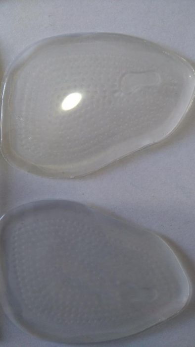 Palmilhas de gel parte da frente