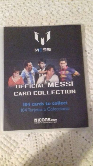 Caderneta oficial do Messi 2012