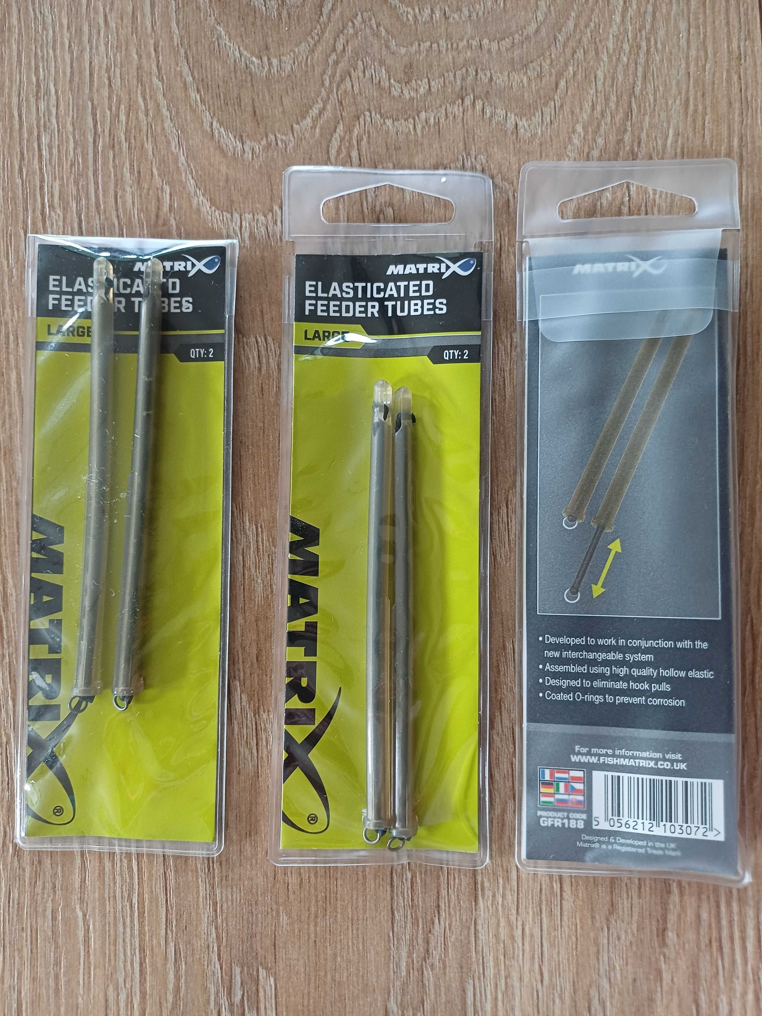 Rurak z amortyzatorem Matrix Elasticated Feeder Tubes - Large