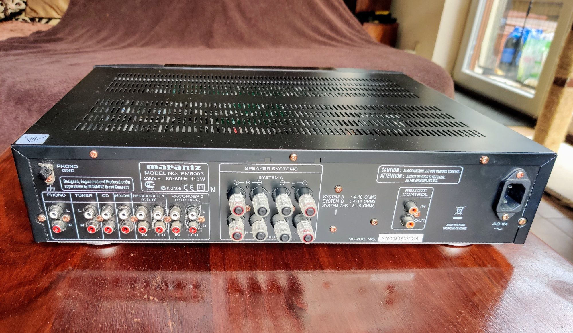 Zestaw MARANTZ Wzmacniacz PM5003, DV4003,