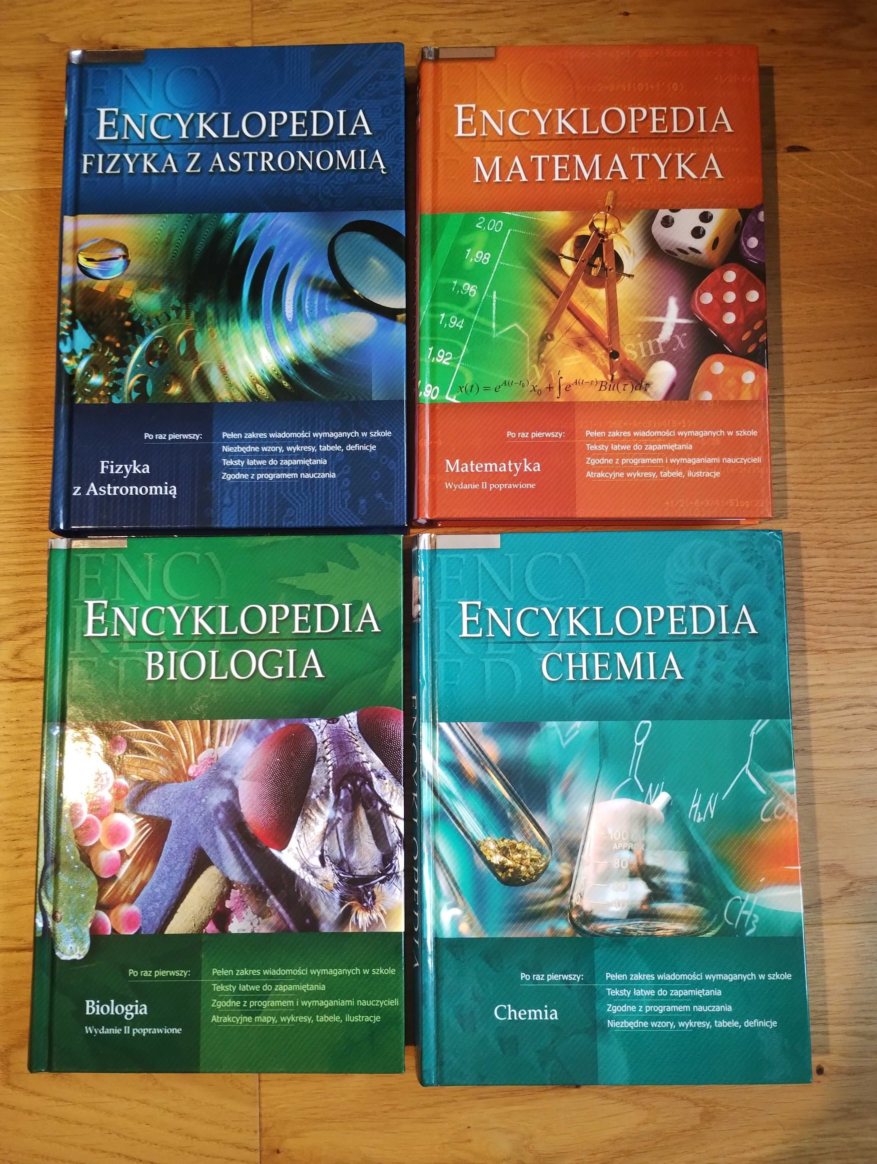 Encyklopedia Greg 7 tomów! Fizyka Chemia Biologia Geografia Historia..
