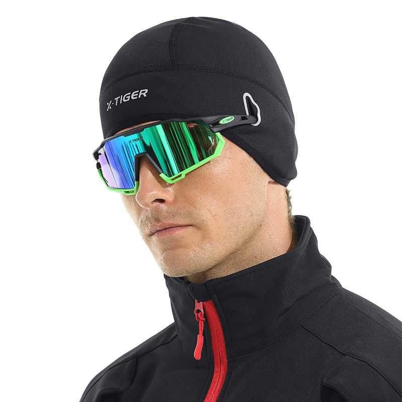 Czapka Rowerowa Zimowa X-Tiger Ciepła Termoaktywna Pod Kask Pro