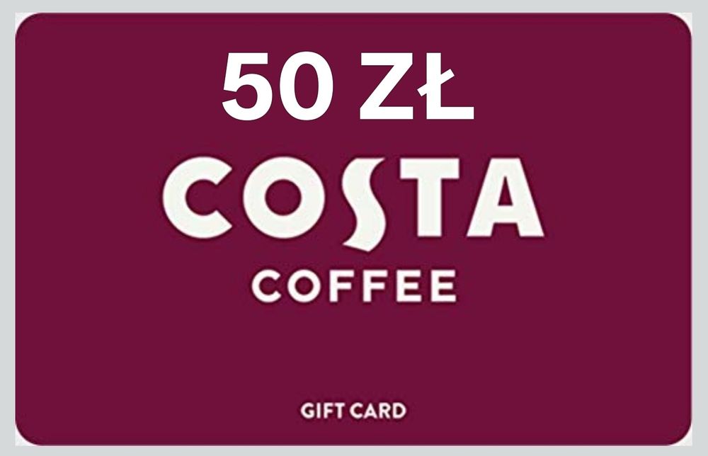 Voucher Costa Coffee 50zł. Wazny do 01.10.2026