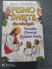 Pismo święte- Pamiątka Pierwszej Komunii Świętej