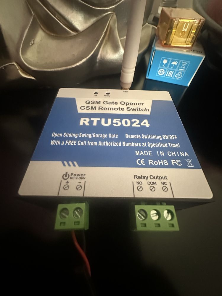 Modulo gsm / Abrir portao pelo telemovel