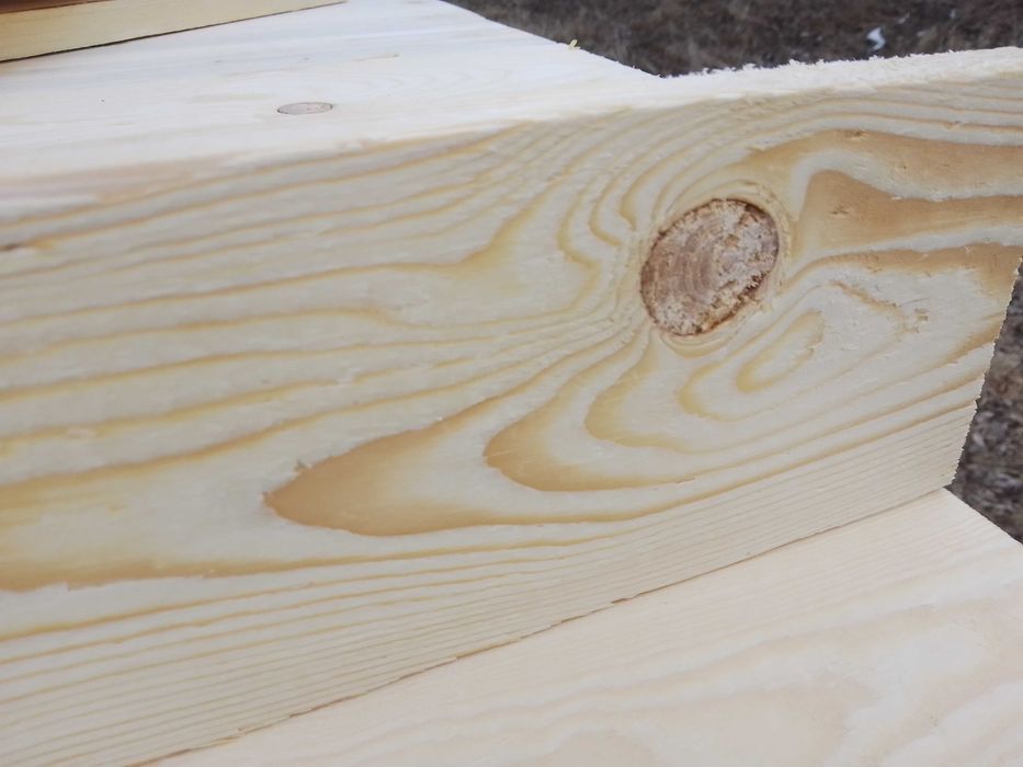 Półka drewniana, naturalna 80x12x2 cm