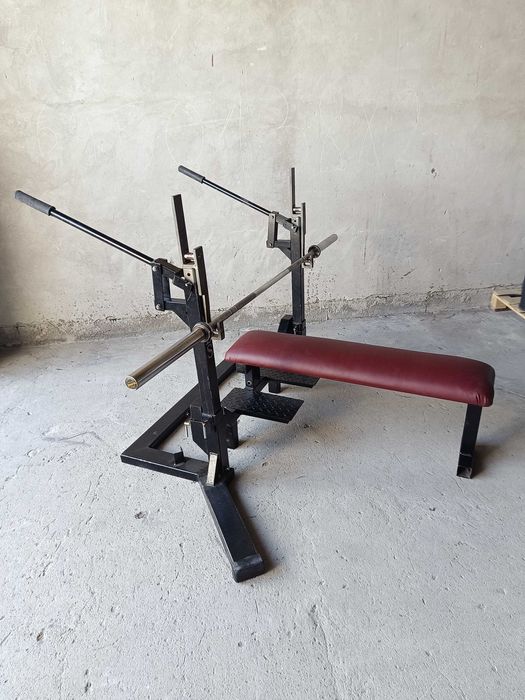 Ławka stojak zawodniczy trójbojowy HES trójbój siłownia olymp hbp