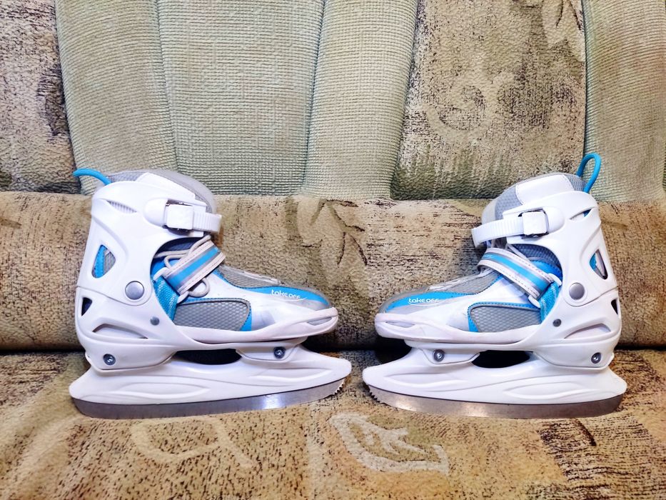 Ковзани для дівчинки TakeOff 34 35 36 37 розмір