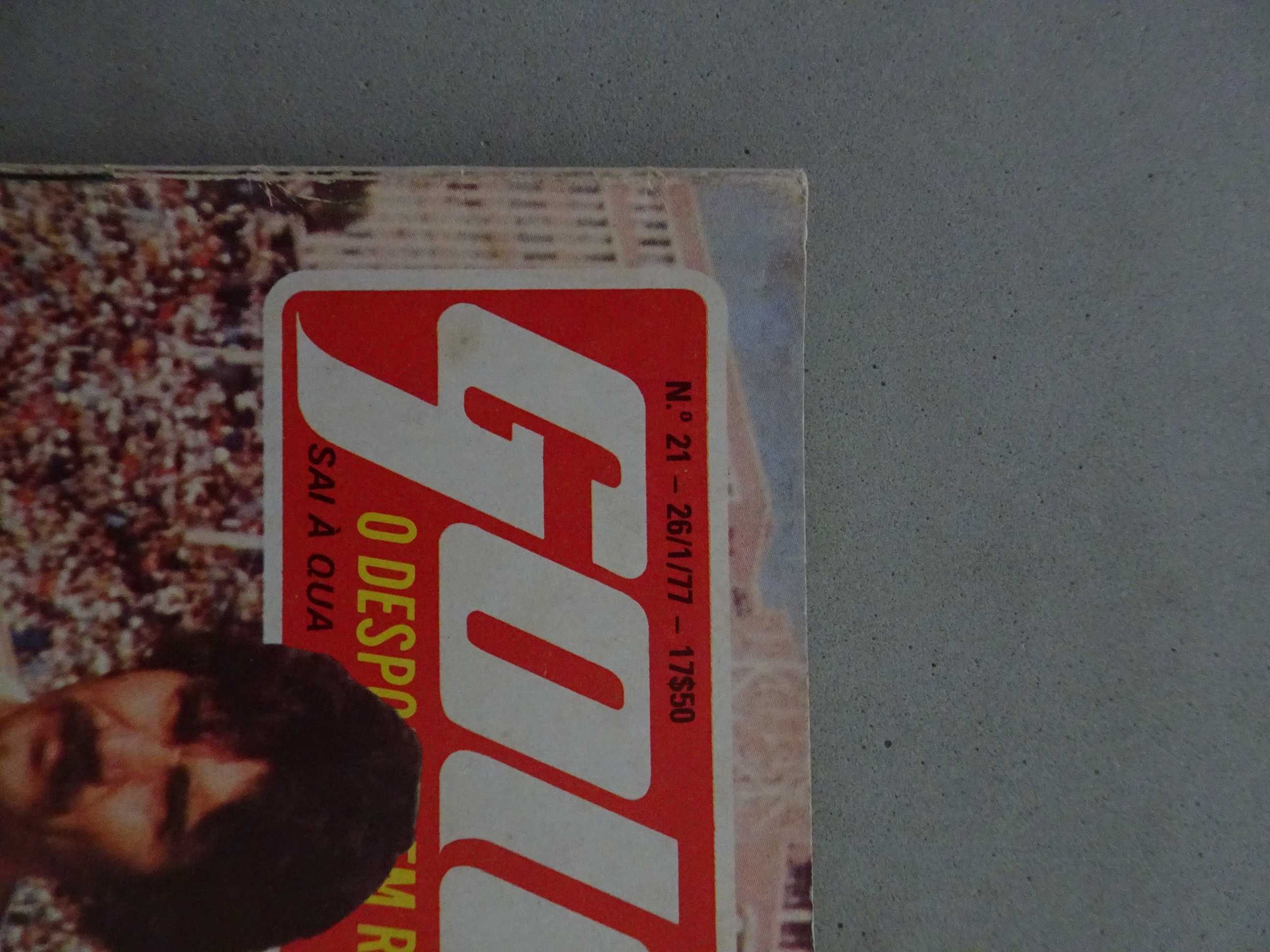 Antiga revista golo nº21 com cromos