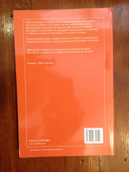Mike Savage e Alan Warde - Sociologia Urbana