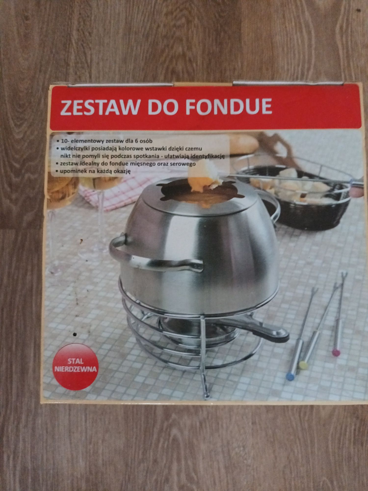 Zestaw fo fondue do founde mięsnego  oraz serowego