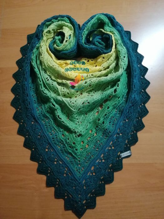 Chusta na szydełku - handmade