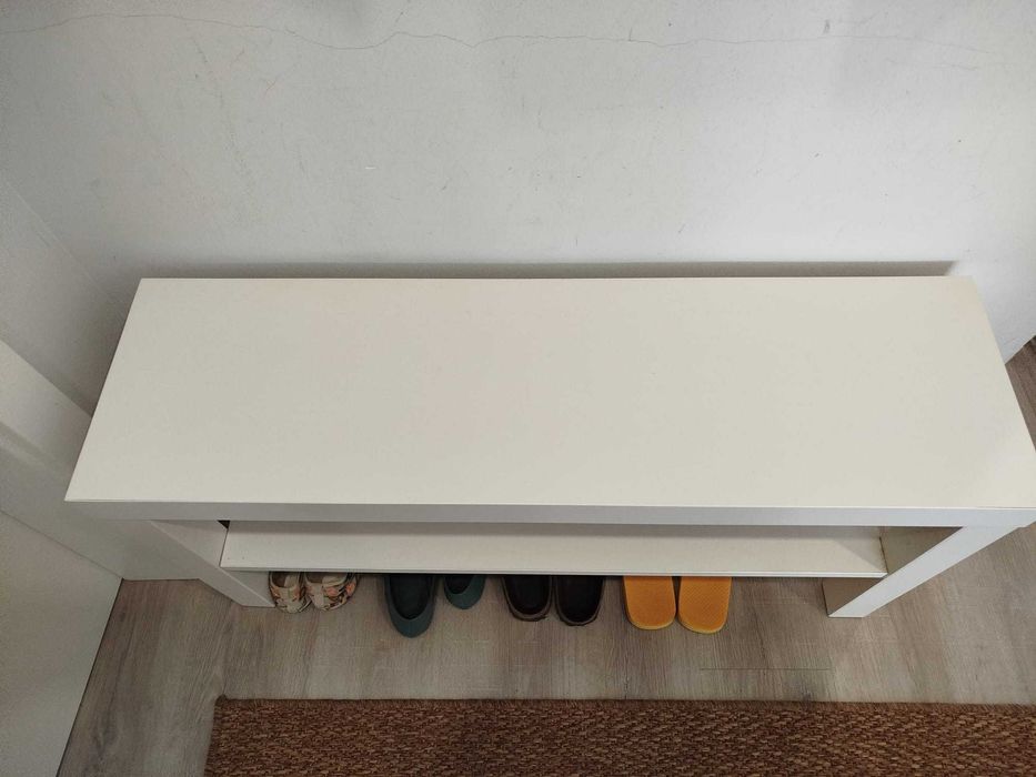 LACK Móvel TV, branco, 90x26x45 cm