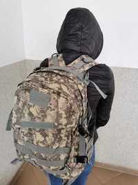 Plecak Turystyczny, Wojskowy Szary Piksel Moro 38L