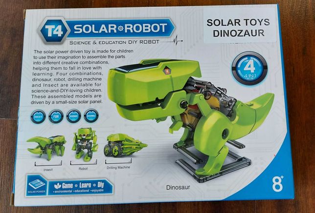 Robot solarny dinozaur 4 w 1 nowy