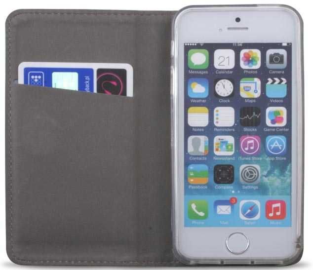 Etui z klapką do Apple iPhone 13 kolor: złoty
