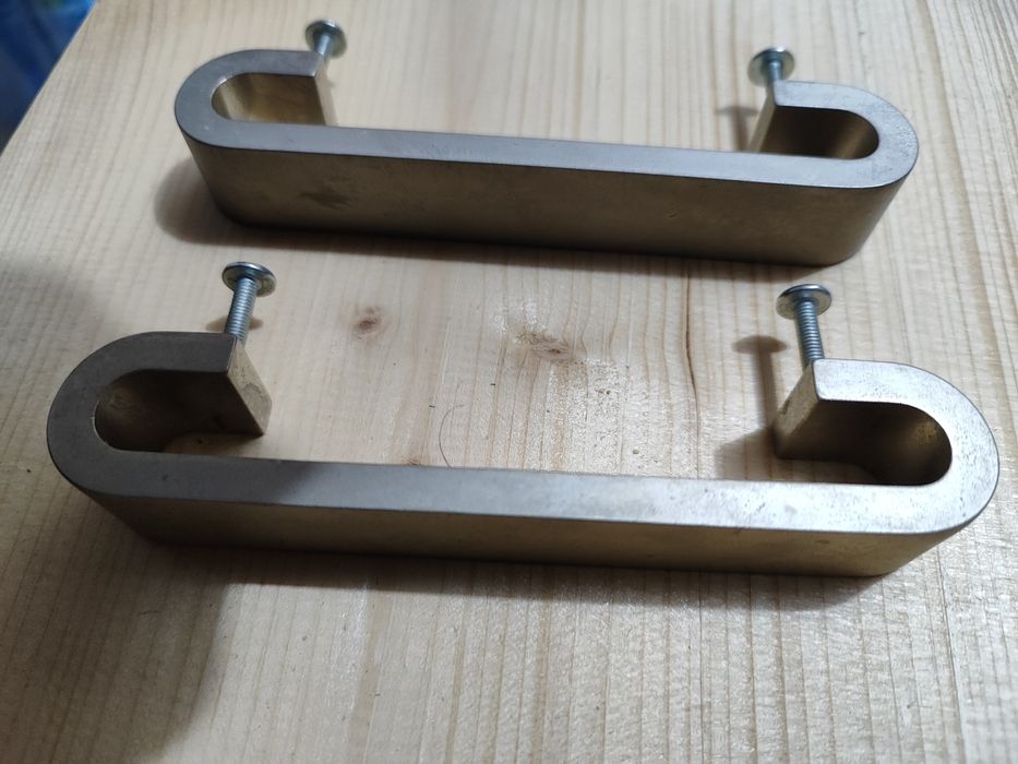 Uchwyt meblowy chrom satyna, metalowy 2 szt.