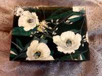Decoupage / Ręcznie zdobione duże pudełko / kwiaty / szkatułka