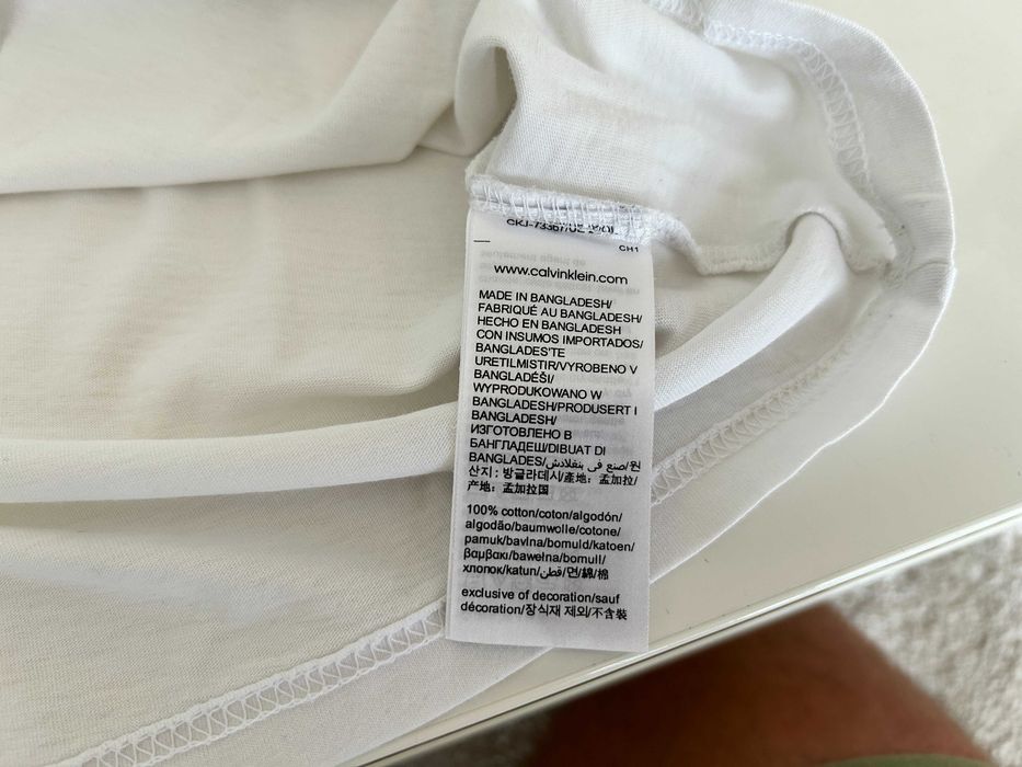 Koszulka damska calvin klein biała S