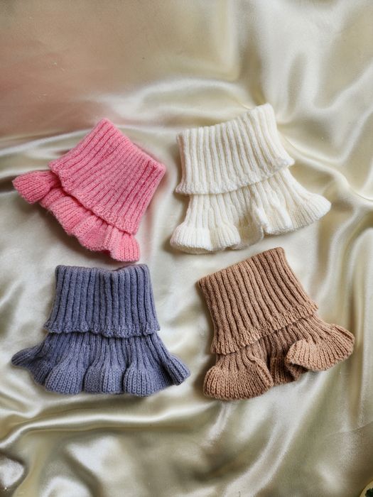 Воротники вязаные