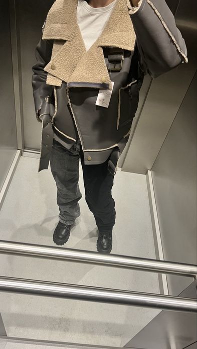 Kurtka zimowa kożuch r s-m oversize nowa