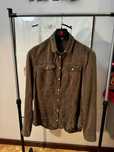 koszula Burberry Brit Women's Brown Pearl-Button Lyocell Blouse M