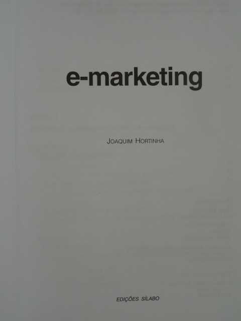 e-marketing de Joaquim Hortinha - 1ª Edição
