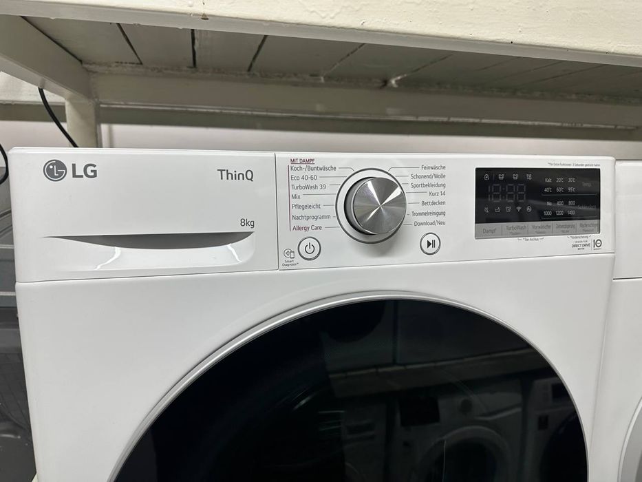 Пральна пралка стиралка машинка Lg ThinQ 8 kg A+ ТОП ТОВАР