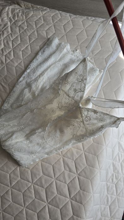 Сукня ZARA шикарна біла мереживна, весільна