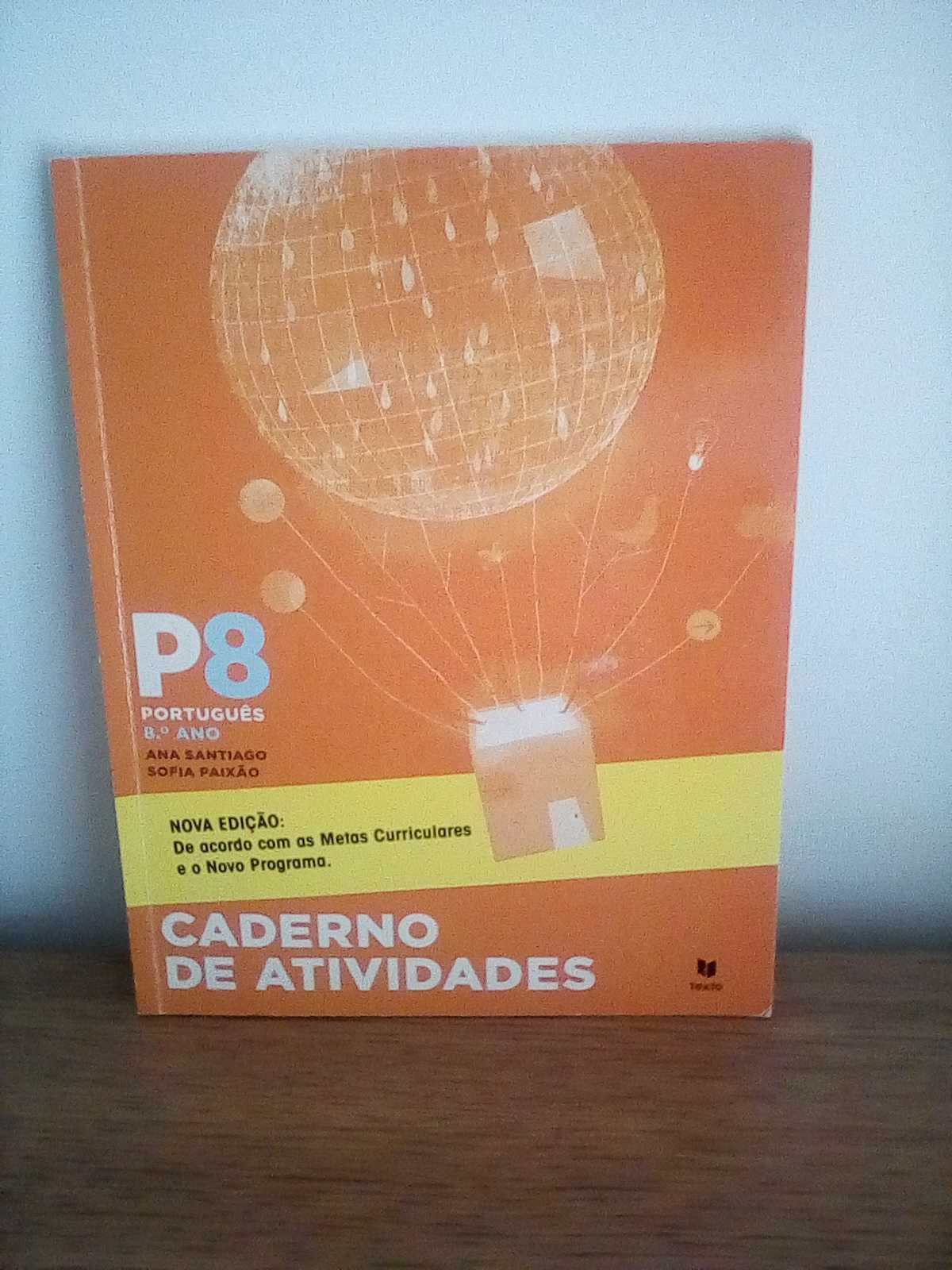 Vários cadernos de atividades 8° ano