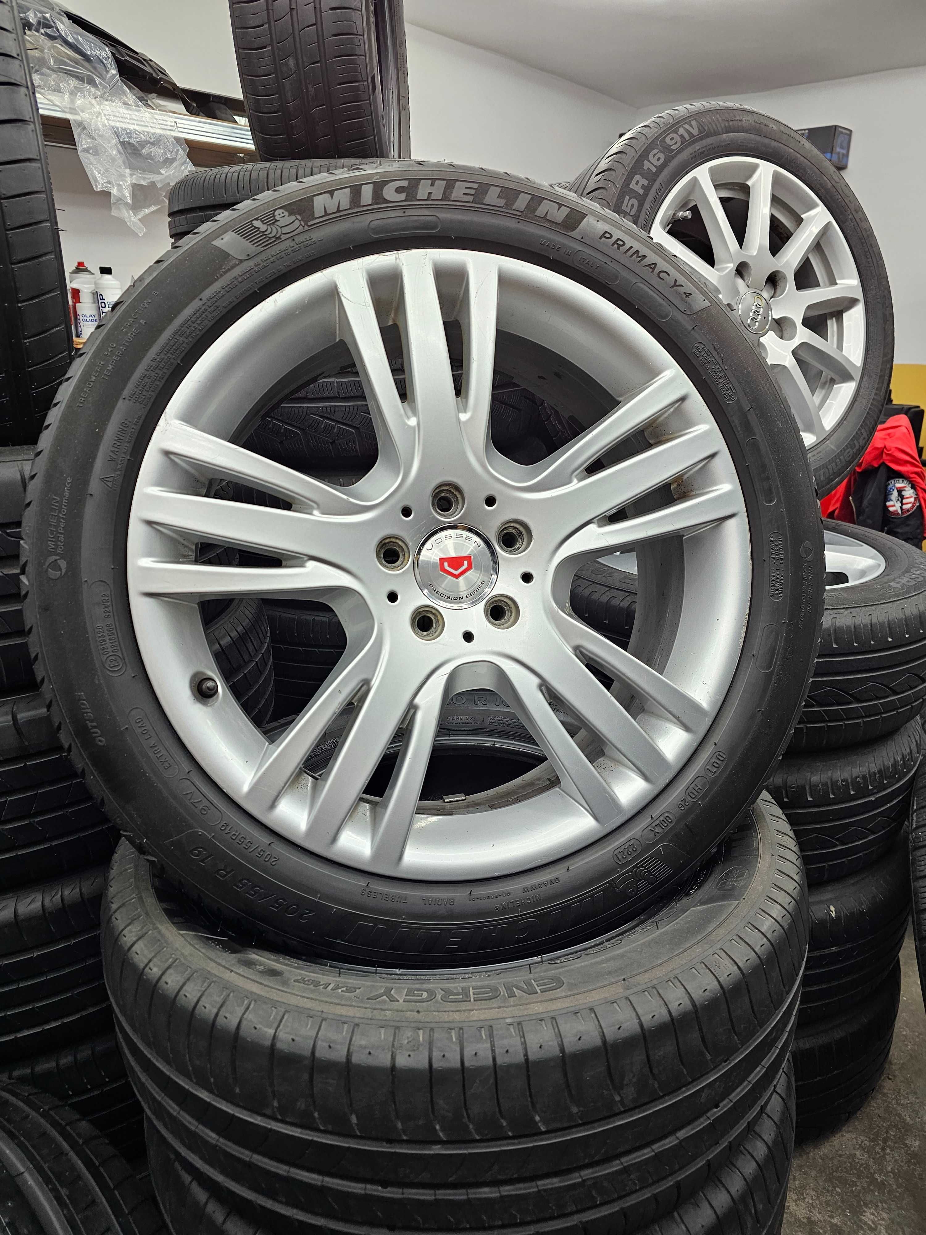 Alufelgi 5x112 /19 Et 47 Mercedes/Audi opony letnie Michelin 215/55/19