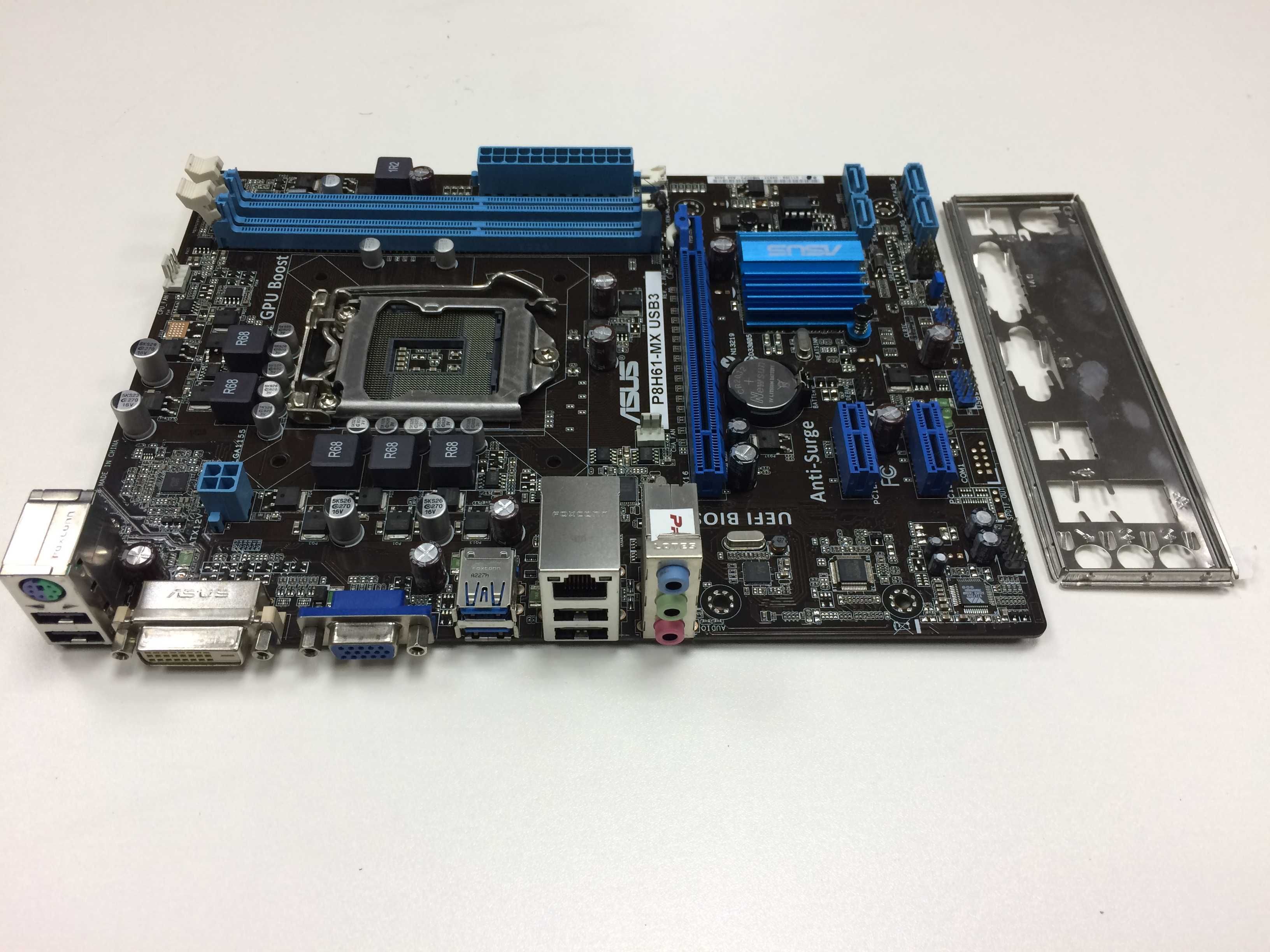 Материнская плата s1155 ASUS, Gigabyte - i3, i5, i7