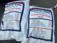сода каустическая  гидроксид натрия  25 кг